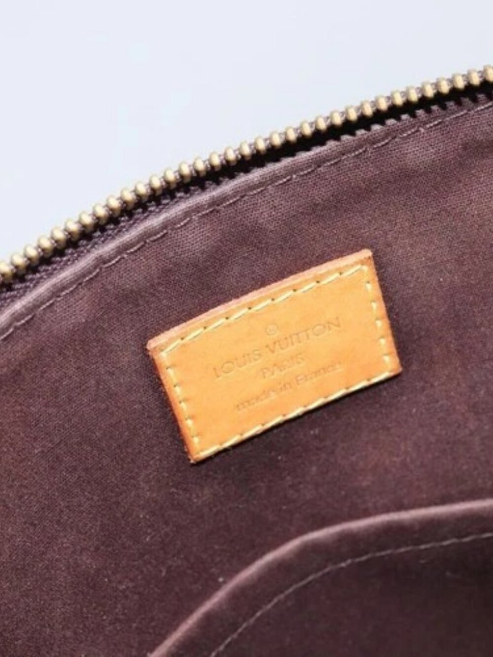 LOUIS VUITTON Monogram Vernis Bellevue GM Tote Bag Amarante M93589 Auth 162014 - Picture 12 of 16